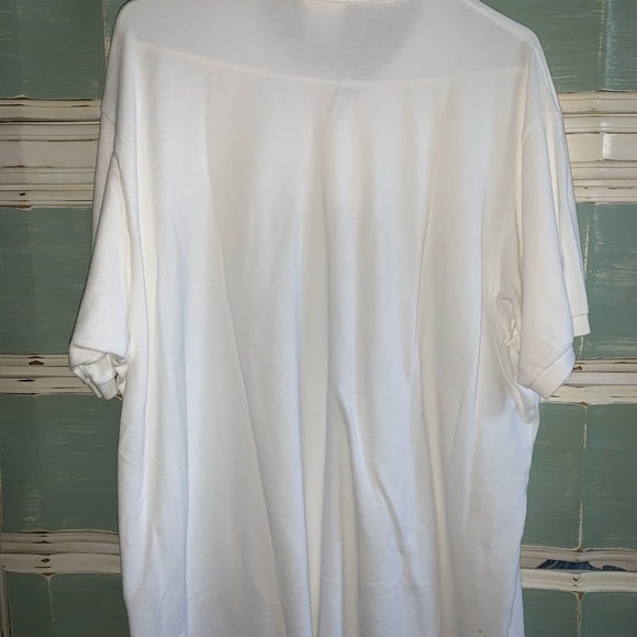 LACOSTE men’s XL button down WHITE - Picture 2 of 2